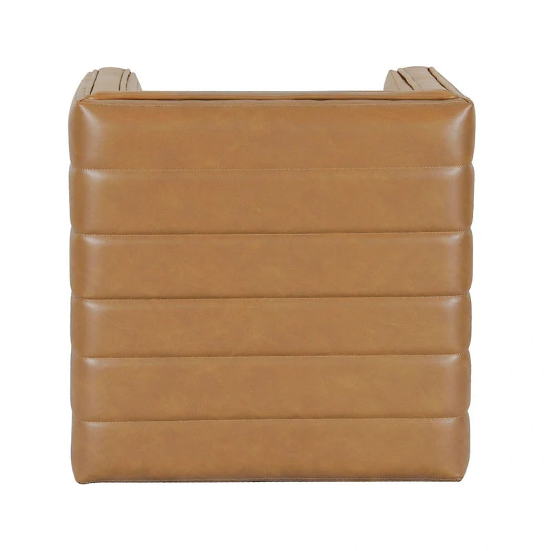 HomePop Contemporary Channel-Designed Ottoman 24