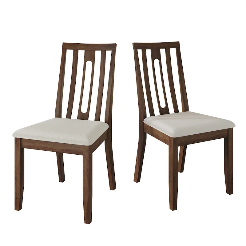 CraftPorch Modern Wooden Dining Chair Set (2 Pieces) - N/A 19