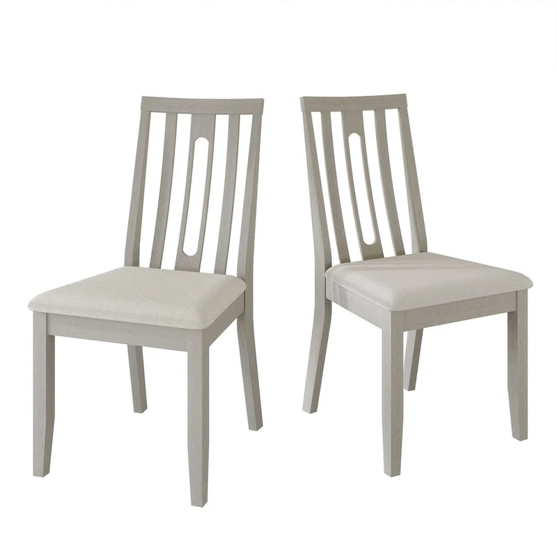 CraftPorch Modern Wooden Dining Chair Set (2 Pieces) - N/A 22