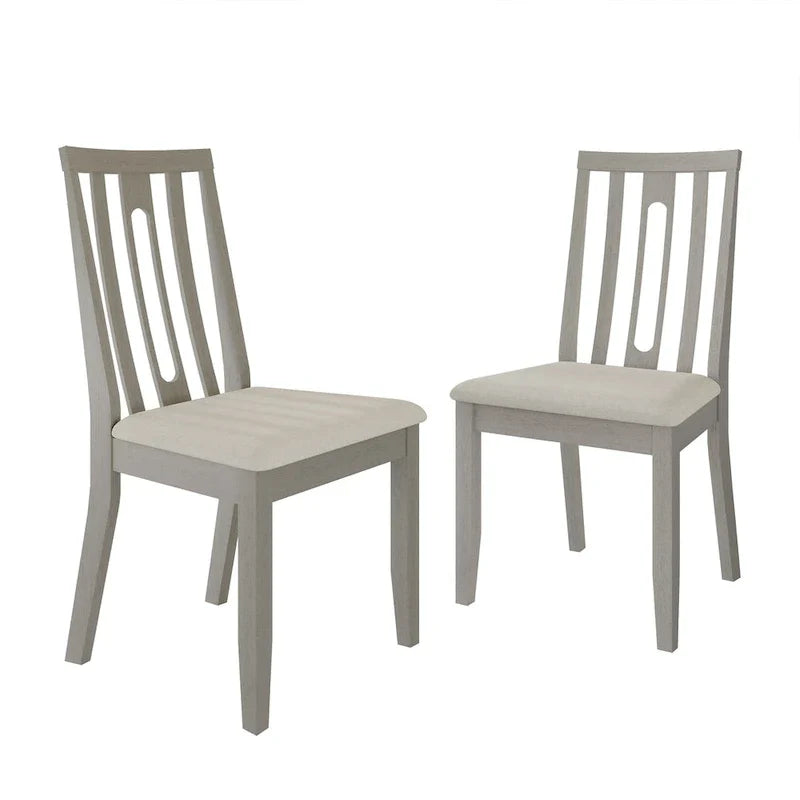 CraftPorch Modern Wooden Dining Chair Set (2 Pieces) - N/A 23