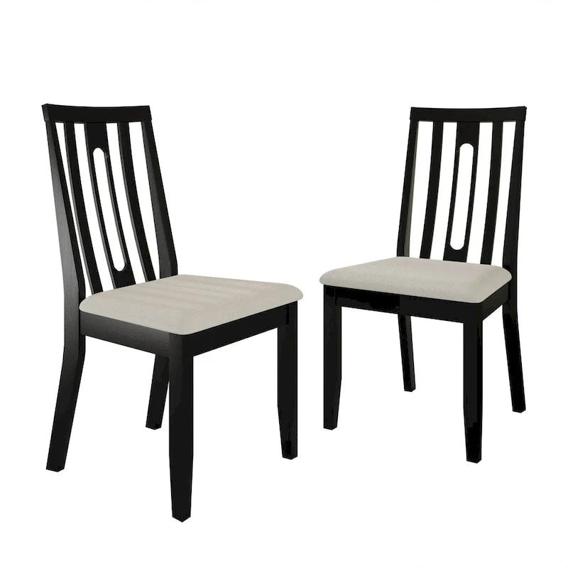 CraftPorch Modern Wooden Dining Chair Set (2 Pieces) - N/A 26