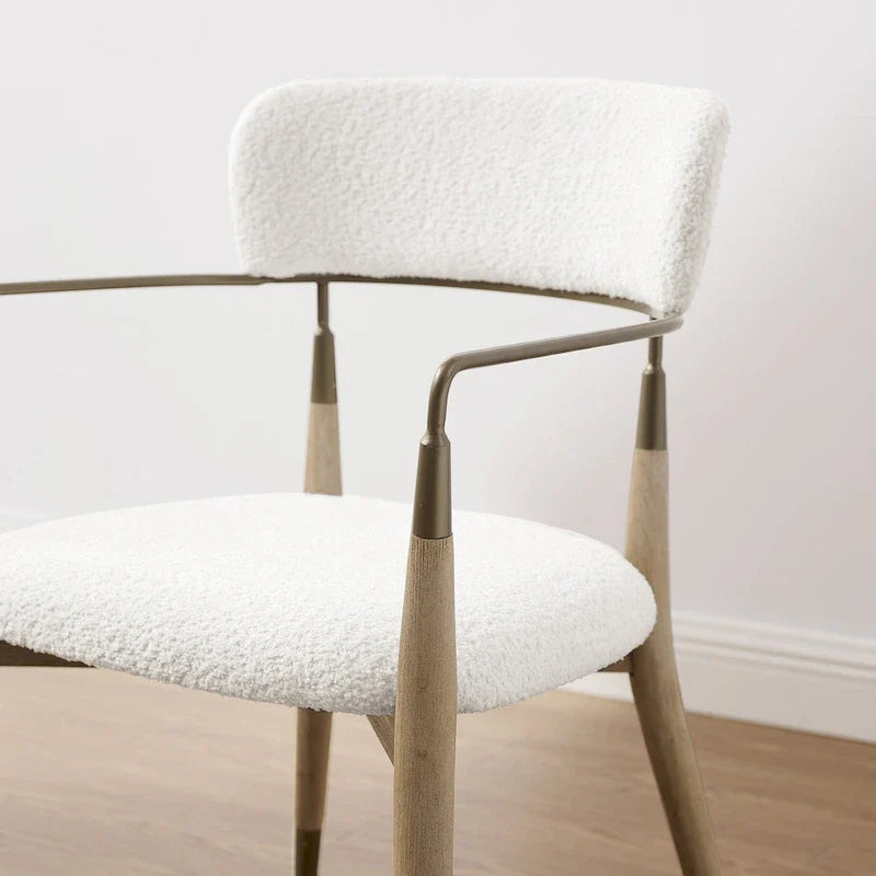 Set of 2 Mid-Century Solid Wood Accent Dining Chairs by Art Leon 17