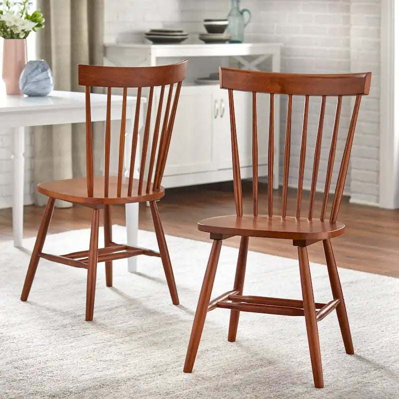 Set of 2 Venice Solid Wood Spindle Dining Chairs by Simple Living 31
