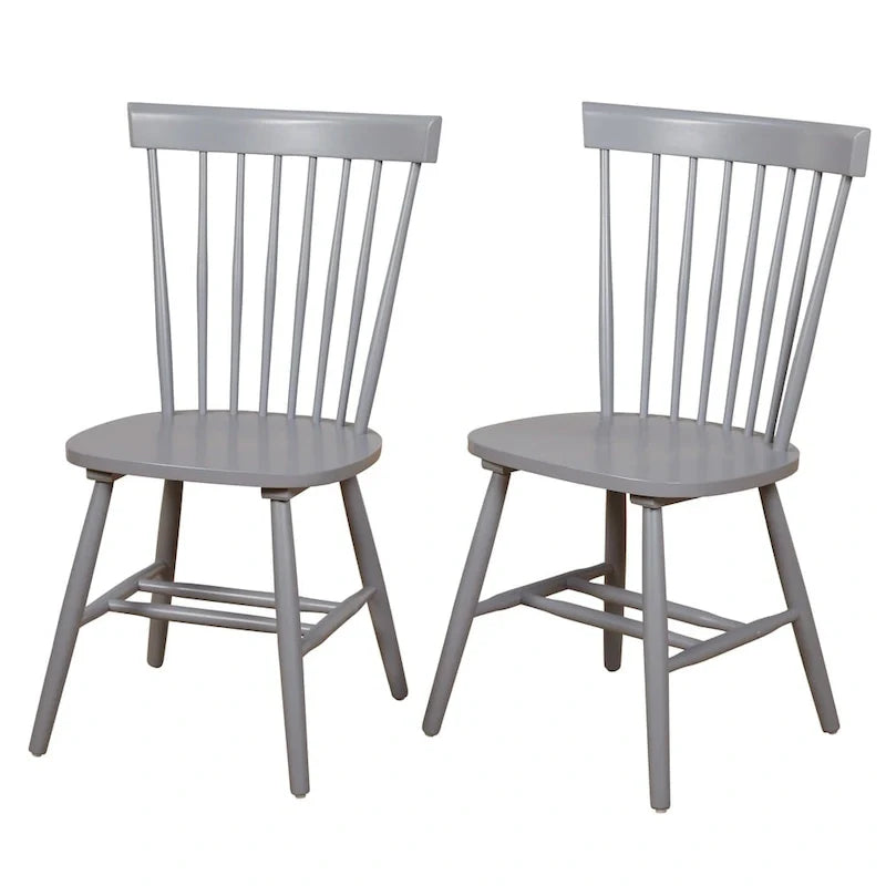 Set of 2 Venice Solid Wood Spindle Dining Chairs by Simple Living 13