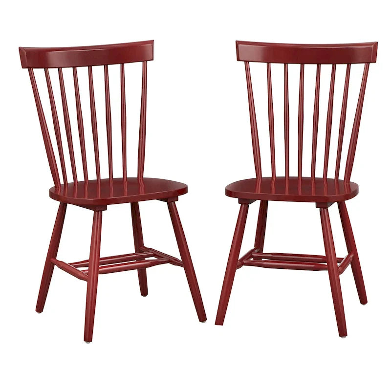 Set of 2 Venice Solid Wood Spindle Dining Chairs by Simple Living 14