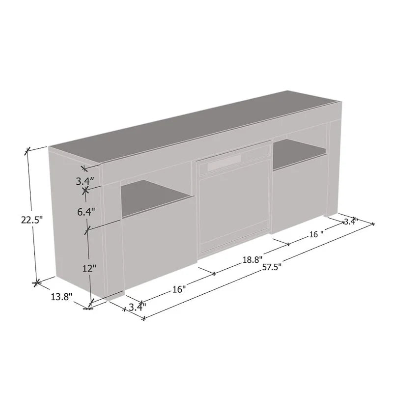 Copper Grove Qorasuv 58-Inch Electric Fireplace TV Stand 9
