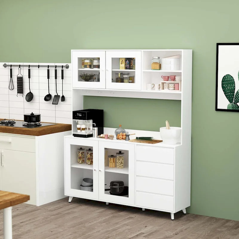 Multi-Functional Sideboard: Wine and Tea Cabinet, Kitchen Cupboard, Buffet Storage 30