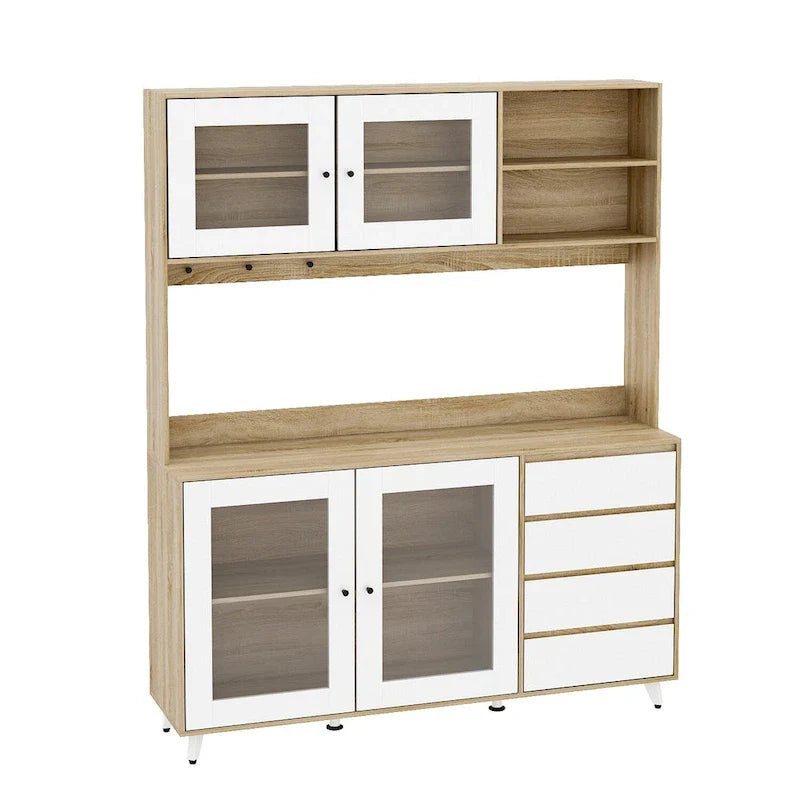 Multi-Functional Sideboard: Wine and Tea Cabinet, Kitchen Cupboard, Buffet Storage 13