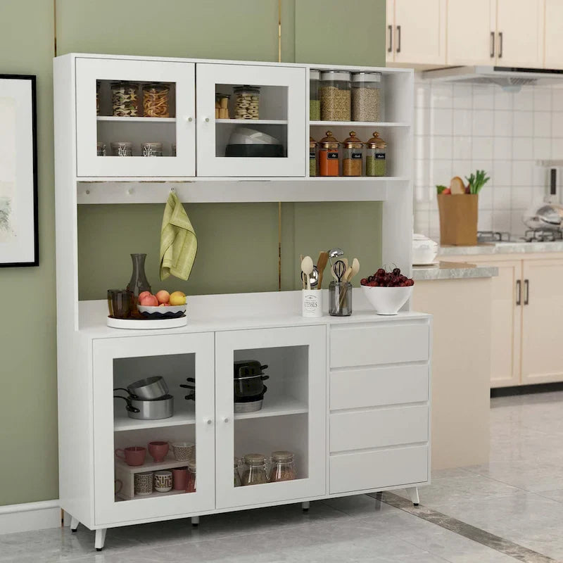 Multi-Functional Sideboard: Wine and Tea Cabinet, Kitchen Cupboard, Buffet Storage 22