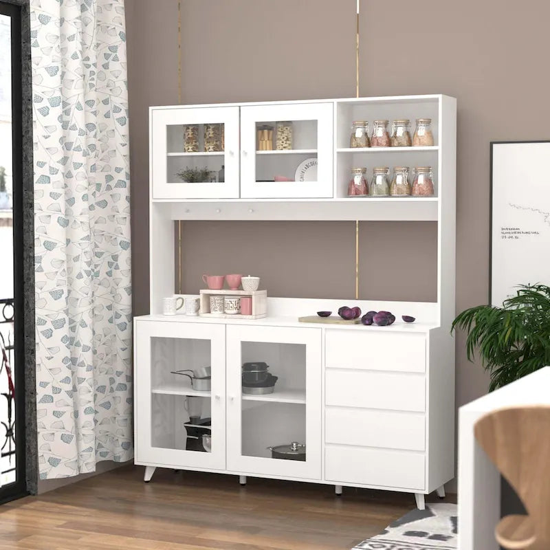 Multi-Functional Sideboard: Wine and Tea Cabinet, Kitchen Cupboard, Buffet Storage 23