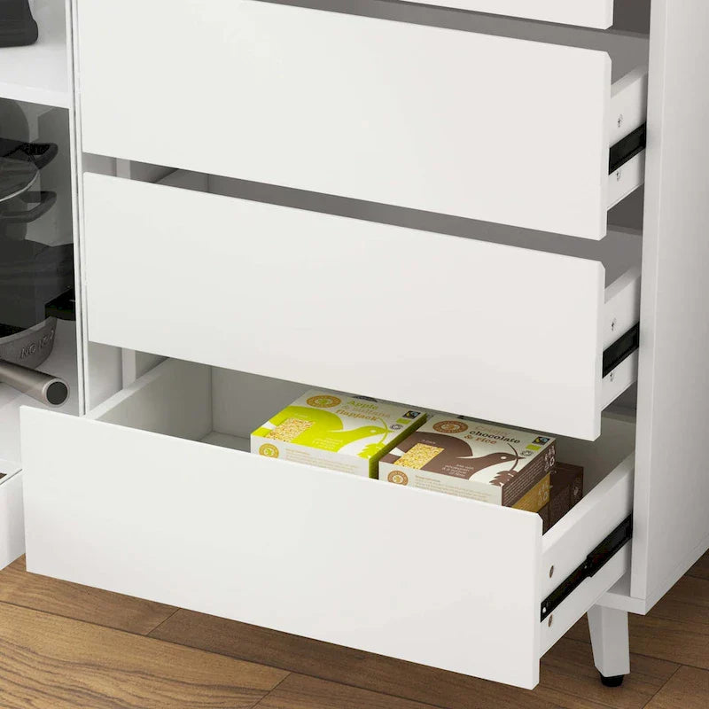 Multi-Functional Sideboard: Wine and Tea Cabinet, Kitchen Cupboard, Buffet Storage 28