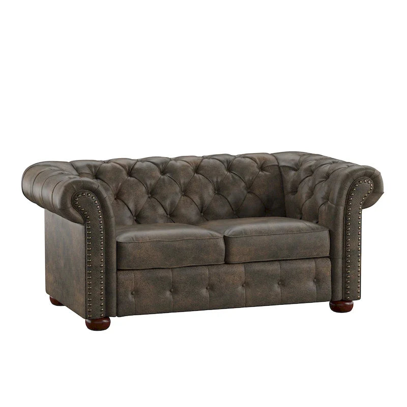 iNSPIRE Q Artisan Knightsbridge Tufted Chesterfield Loveseat 22