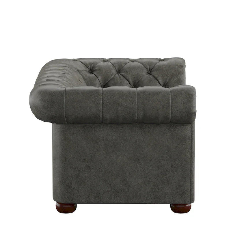iNSPIRE Q Artisan Knightsbridge Tufted Chesterfield Loveseat 11