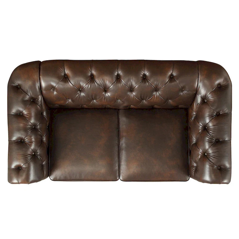 iNSPIRE Q Artisan Knightsbridge Tufted Chesterfield Loveseat 16