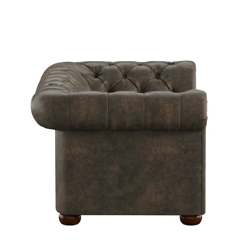 iNSPIRE Q Artisan Knightsbridge Tufted Chesterfield Loveseat 19
