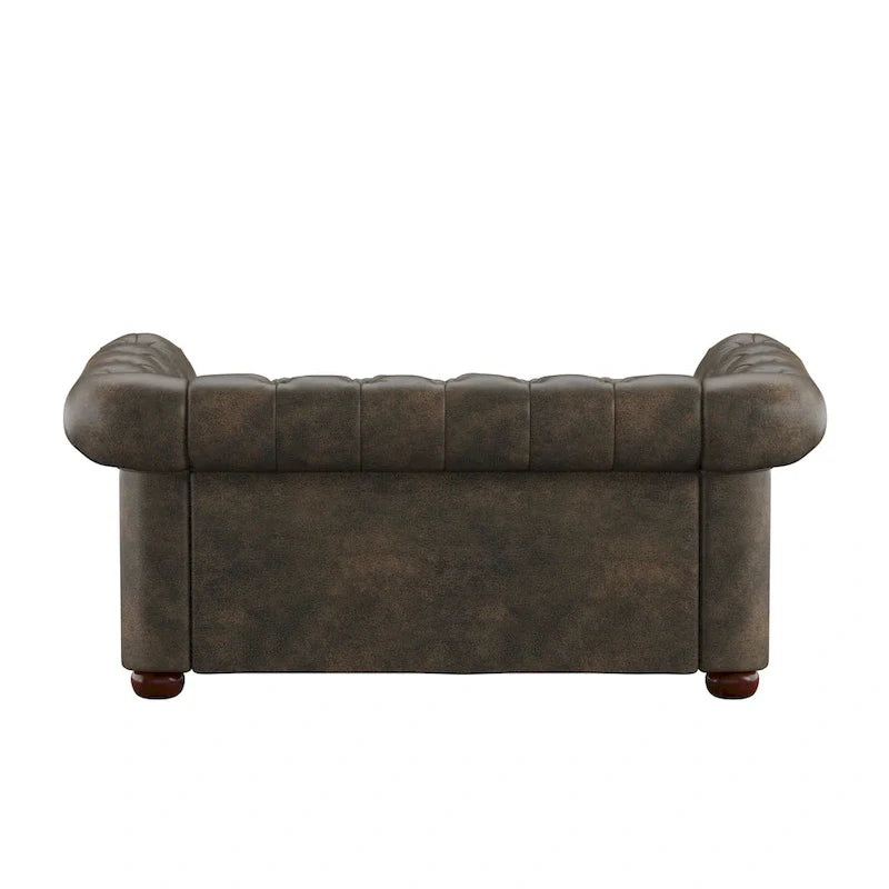 iNSPIRE Q Artisan Knightsbridge Tufted Chesterfield Loveseat 20