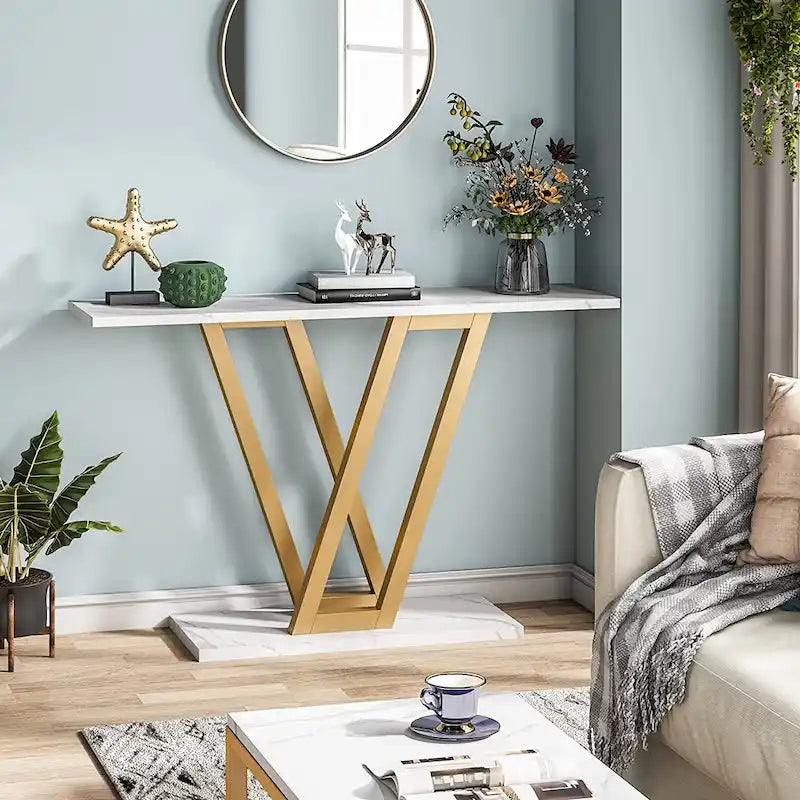 43-Inch Narrow Console Table for Entryway and Living Room 9