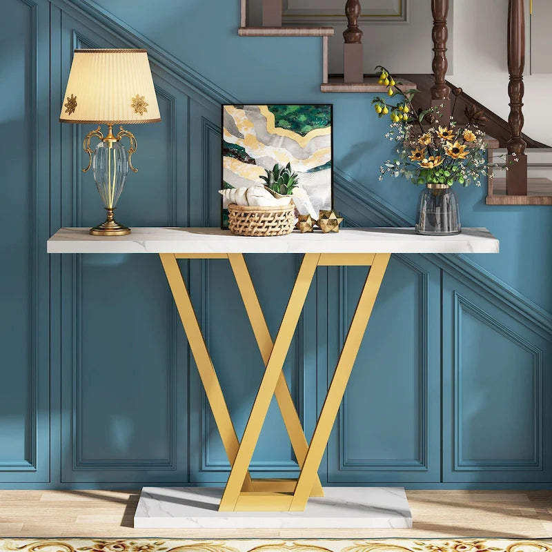 43-Inch Narrow Console Table for Entryway and Living Room 10