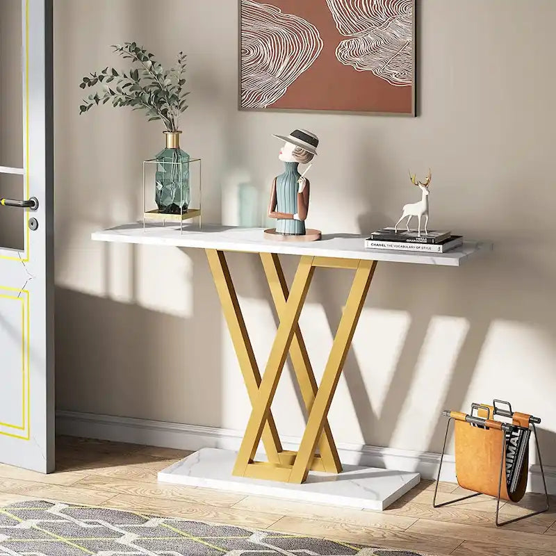 43-Inch Narrow Console Table for Entryway and Living Room 11