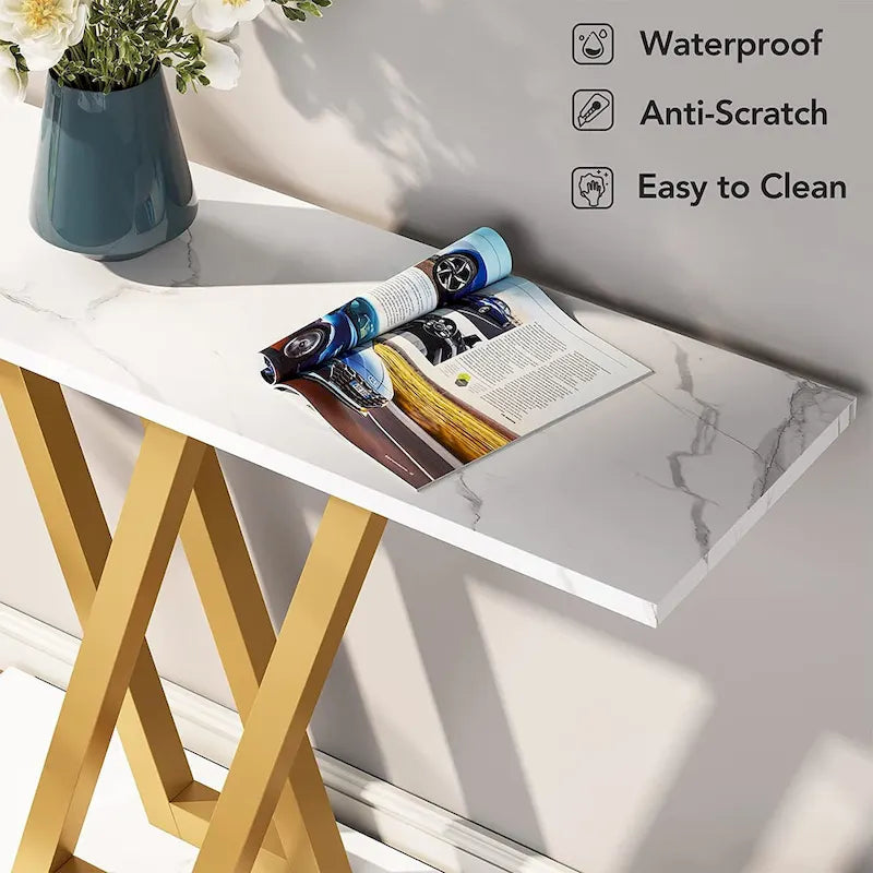43-Inch Narrow Console Table for Entryway and Living Room 12