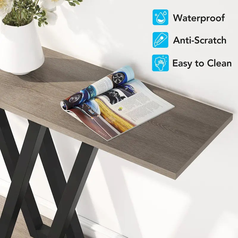 43-Inch Narrow Console Table for Entryway and Living Room 19