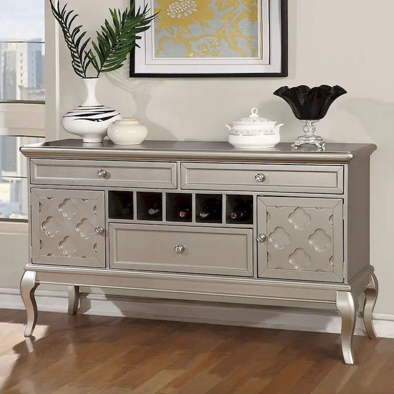 60-Inch Mora Glam Wood Buffet and Sideboard by Furniture of America 1