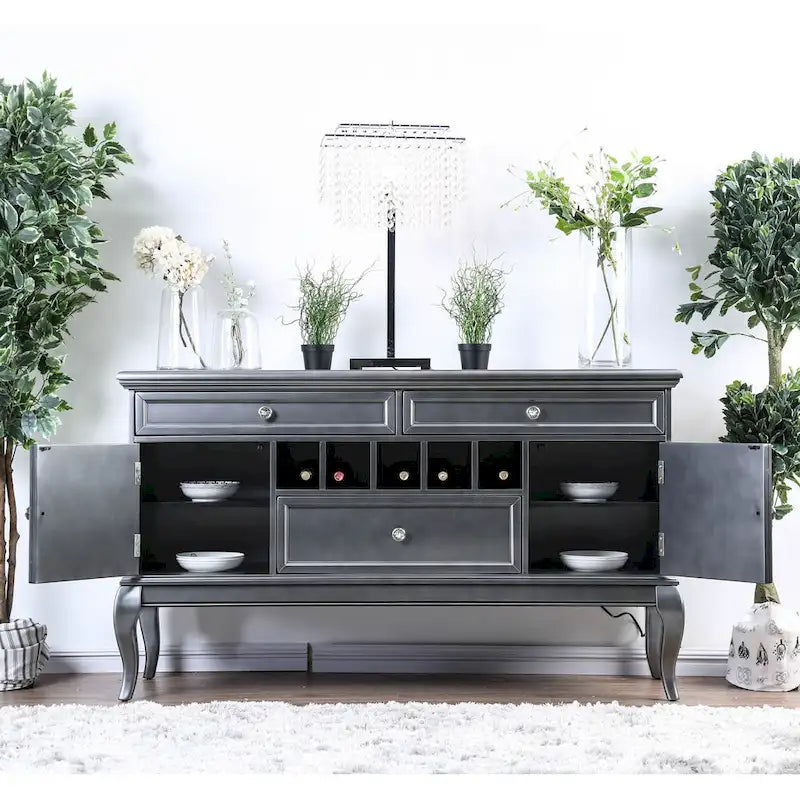 60-Inch Mora Glam Wood Buffet and Sideboard by Furniture of America 2