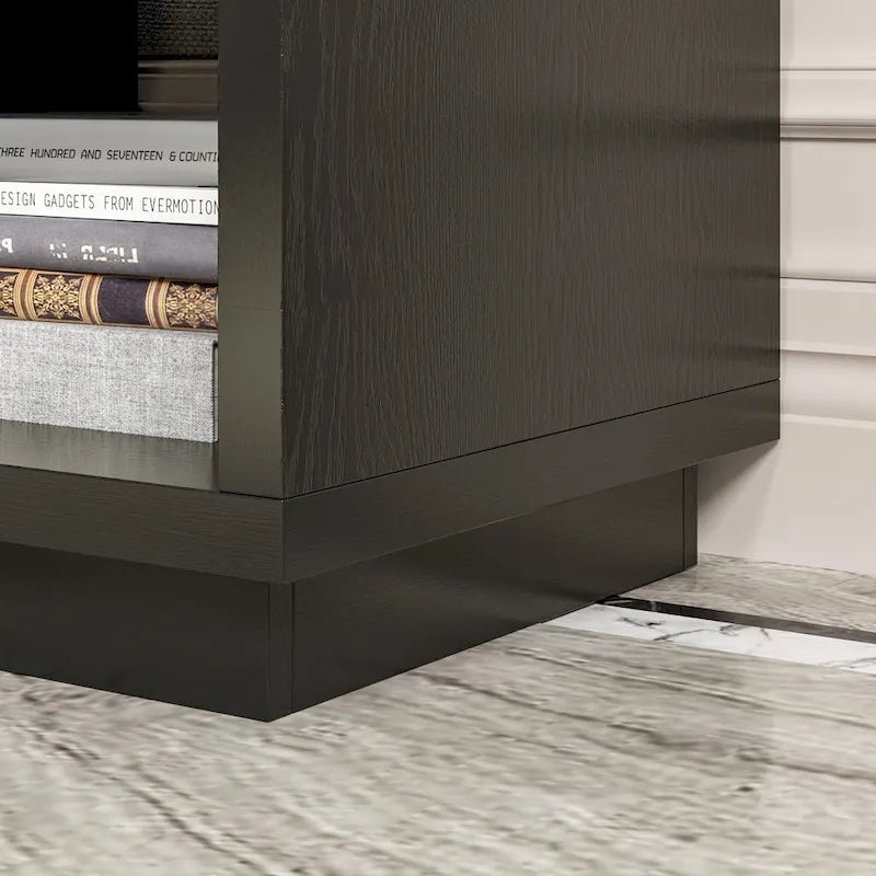Adjustable Modern Media Console TV Stand with Storage 11