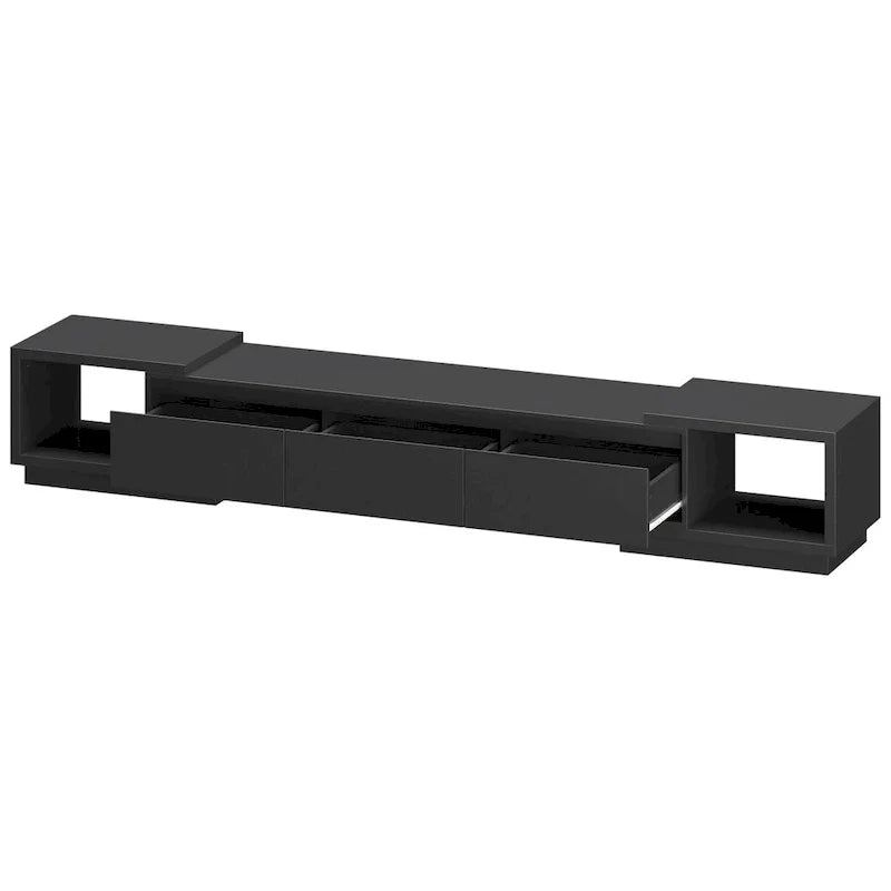 Adjustable Modern Media Console TV Stand with Storage 15