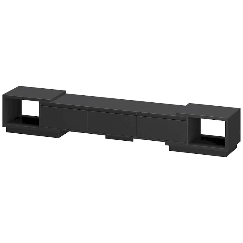 Adjustable Modern Media Console TV Stand with Storage 16