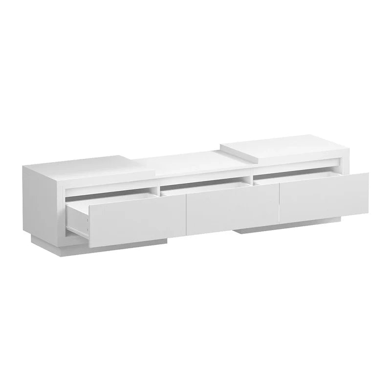 Adjustable Modern Media Console TV Stand with Storage 23