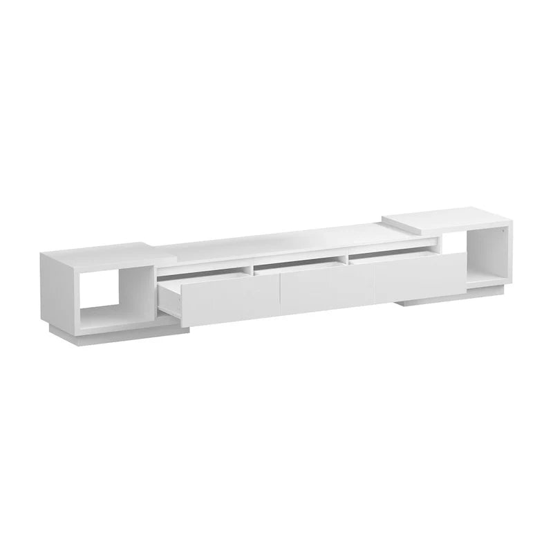 Adjustable Modern Media Console TV Stand with Storage 25