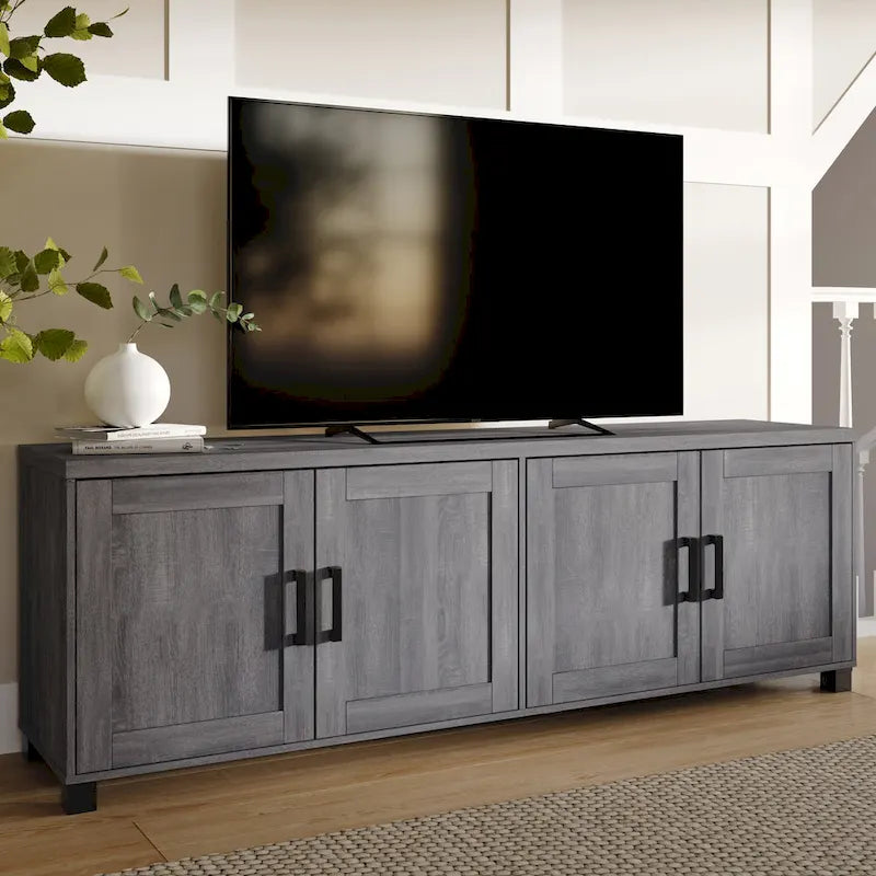 71-Inch TV Stand with Storage Cabinets for TVs up to 85 Inches 2