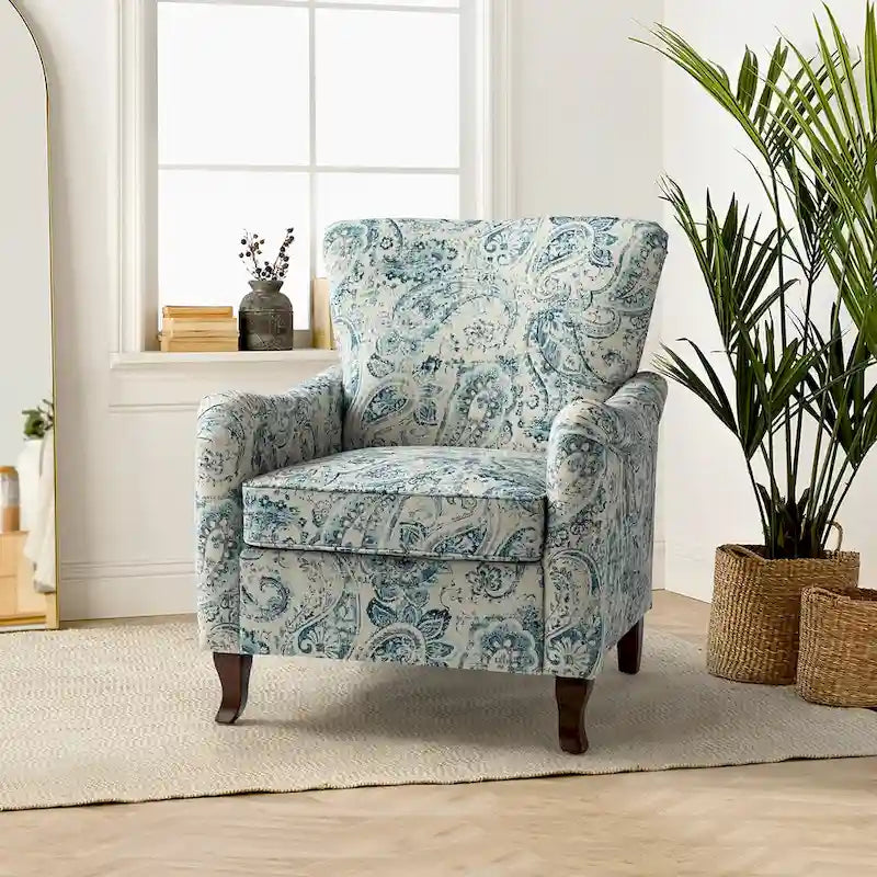 HULALA HOME Samouel Contemporary Floral Wingback Armchair 31