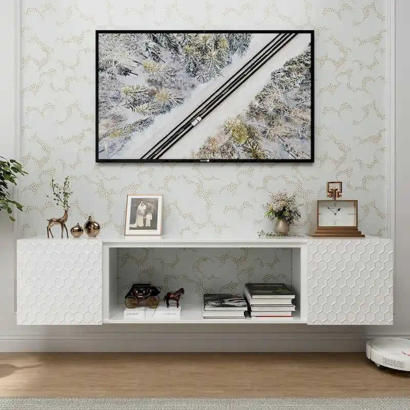 67-Inch Wall-Mounted Floating TV Stand for TVs Up to 80 Inches 17