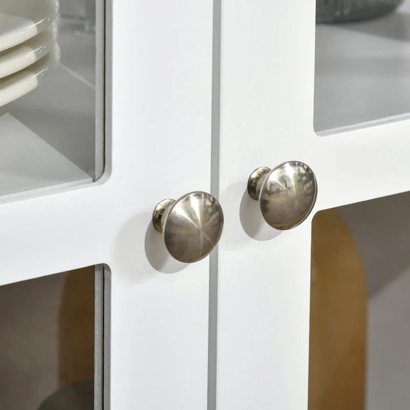 HOMCOM Kitchen Sideboard Buffet Cabinet with Adjustable Shelves for Versatile Storage 17