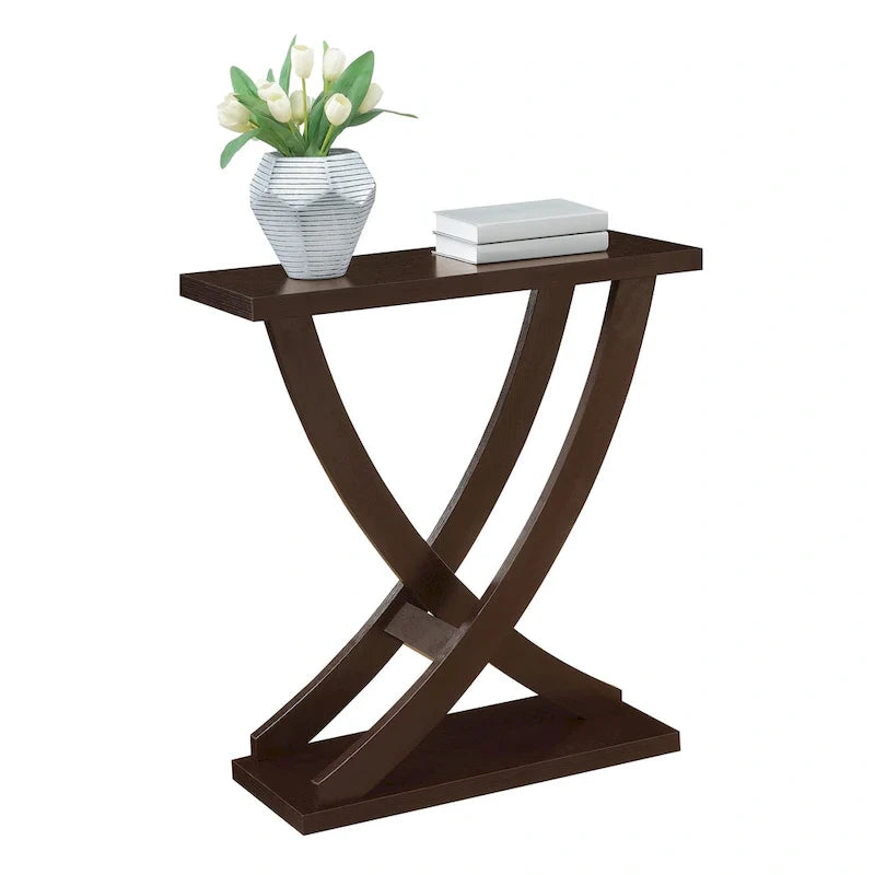 Newport Criss-Cross Console Table by Convenience Concepts 2