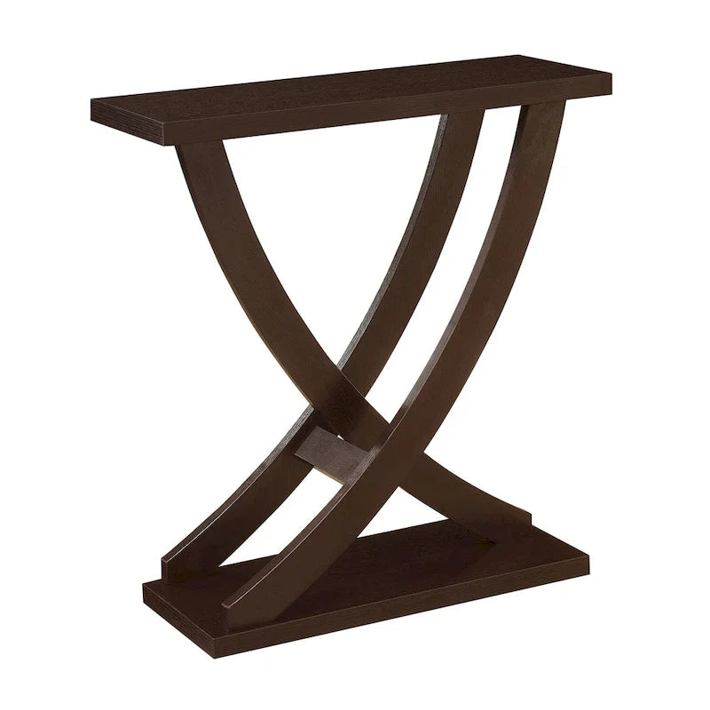 Newport Criss-Cross Console Table by Convenience Concepts 3
