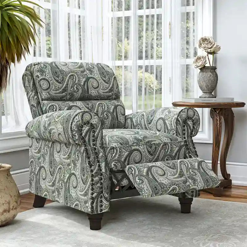 Copper Grove Jessie Paisley Push-Back Recliner Chair 3