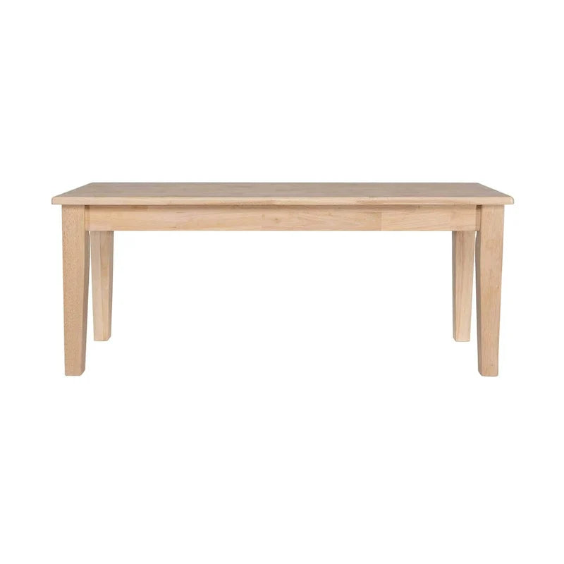 Solid Wood Dining Bench in Shaker Style 6