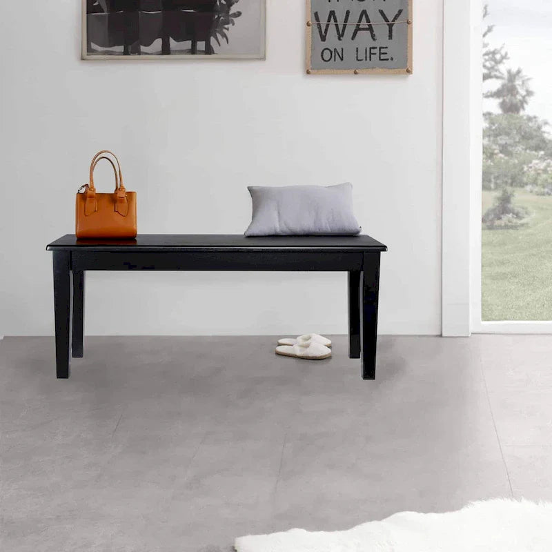 Solid Wood Dining Bench in Shaker Style 10