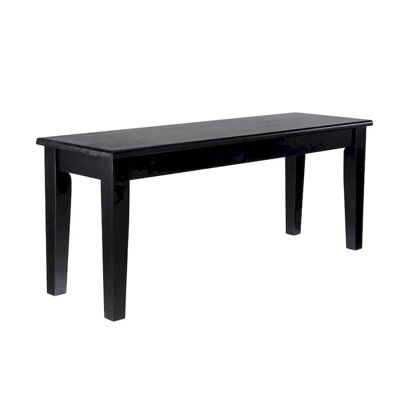 Solid Wood Dining Bench in Shaker Style 11