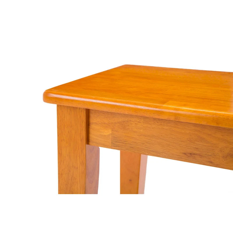 Solid Wood Dining Bench in Shaker Style 18