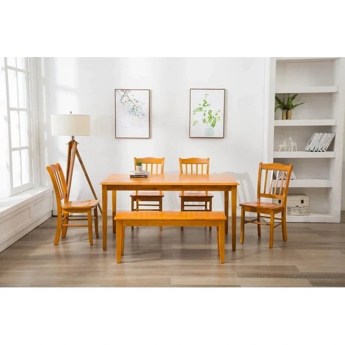 Solid Wood Dining Bench in Shaker Style 20