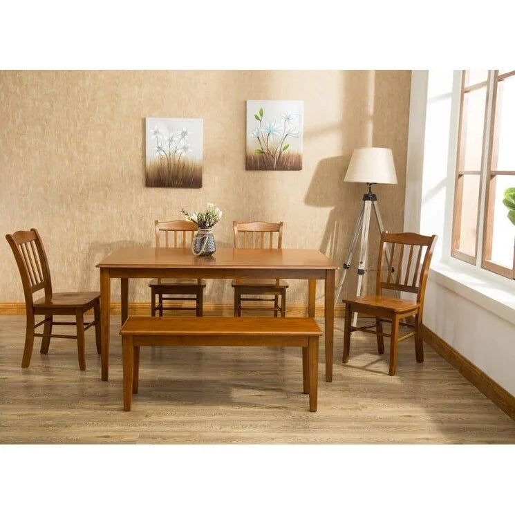 Solid Wood Dining Bench in Shaker Style 26