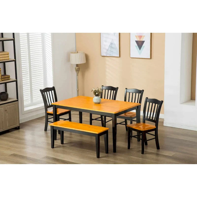 Solid Wood Dining Bench in Shaker Style 31