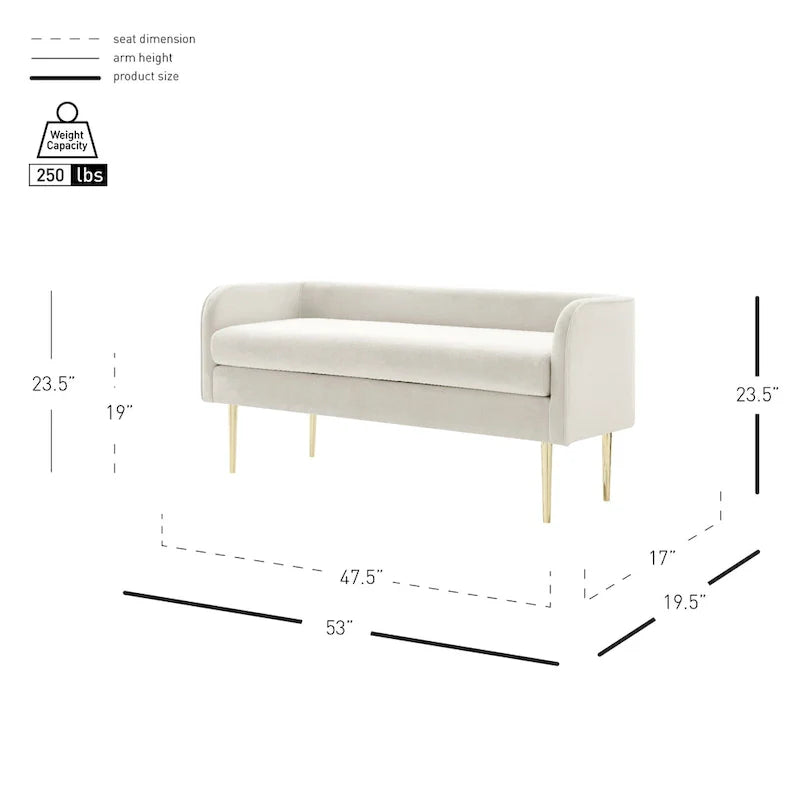 Velvet Bench by Marsha 17