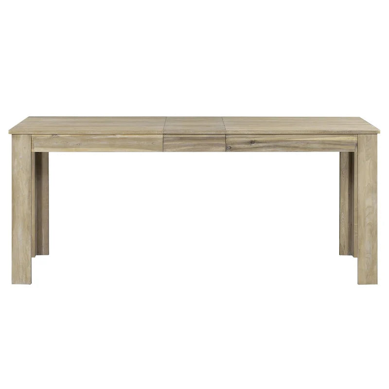 Nestfair 7-Piece Wooden Dining Set: Table with 6 Chairs and 2 Storage Drawers 6