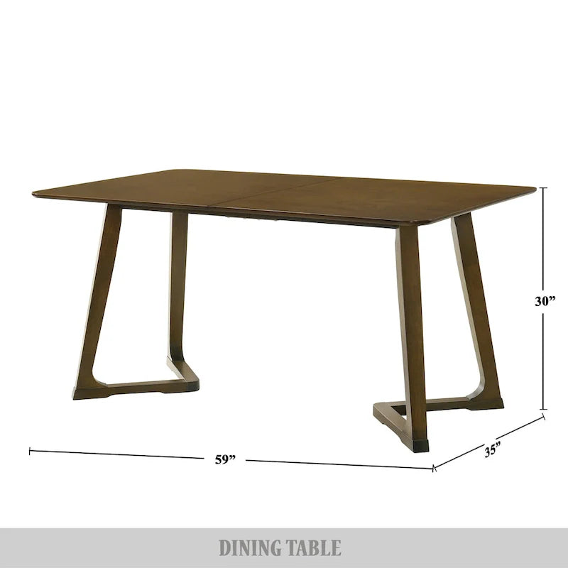 CraftPorch Retro-Inspired Mid-Century Dining Table 5