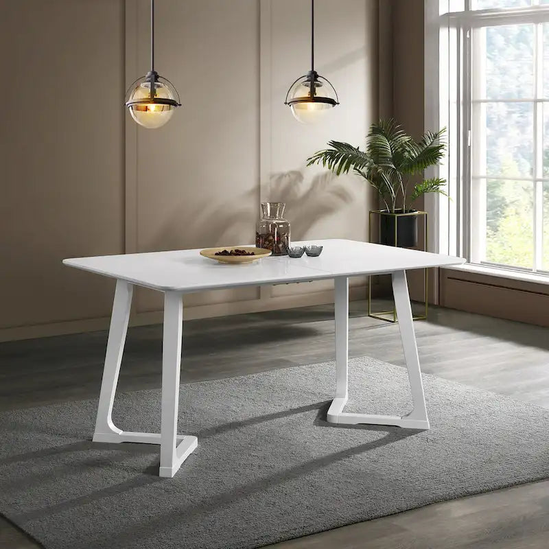 CraftPorch Retro-Inspired Mid-Century Dining Table 6